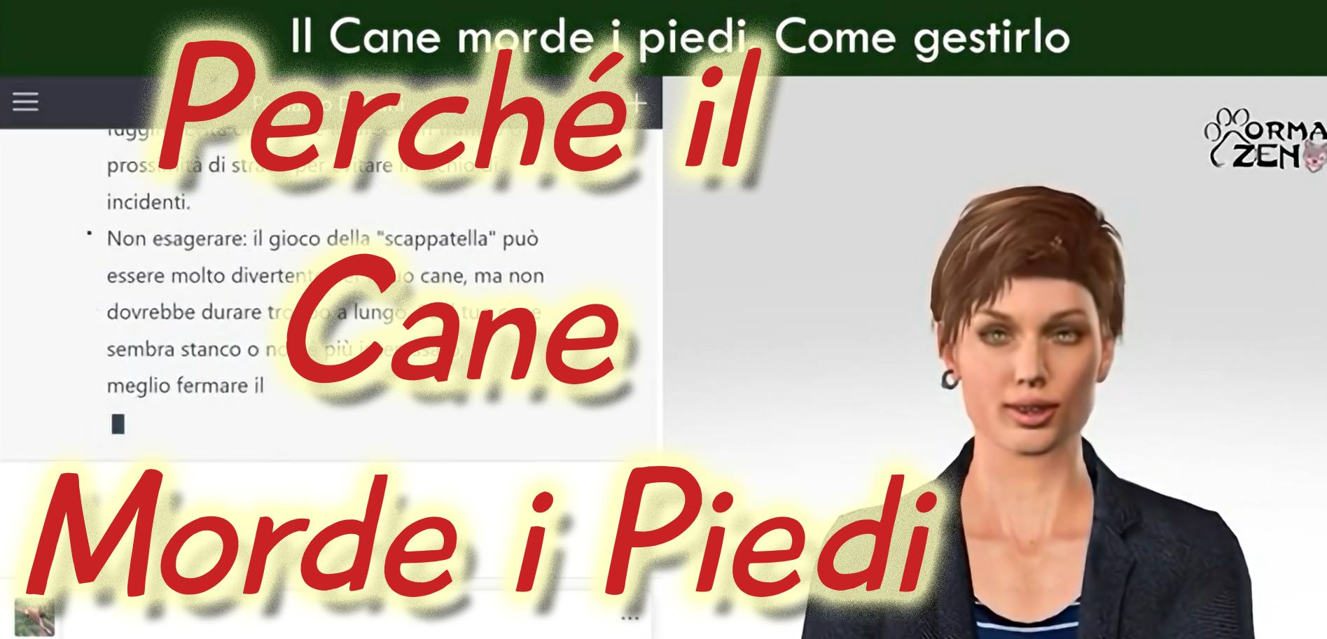Perché il cane morde i Piedi – Consulente cinofilo AI – Stagione 1 EP. 04